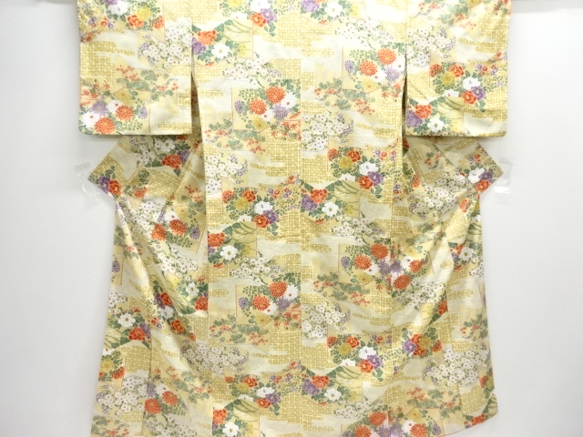 Japanese Kimono / Komon Synthetic fiber